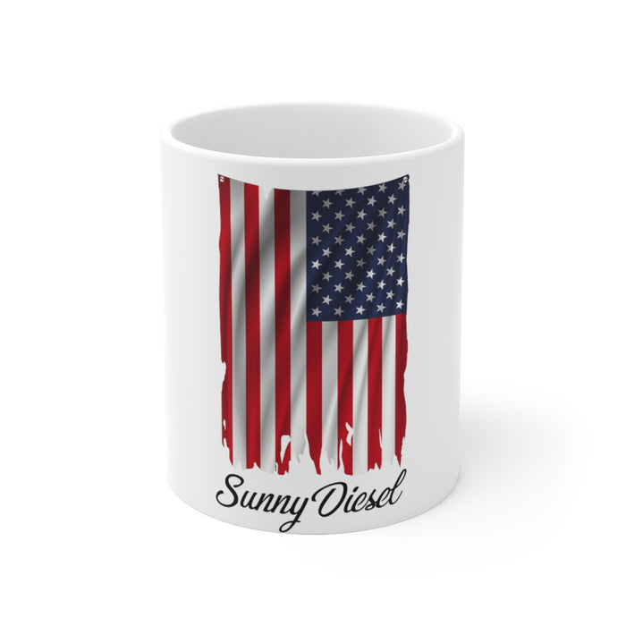 American Flag Mug