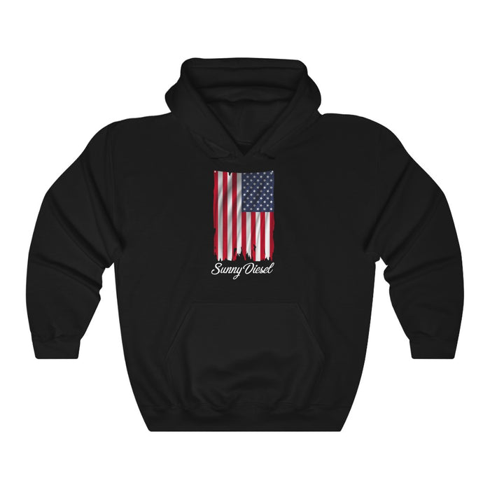 American Flag Hoodie - sunny-diesel-performance