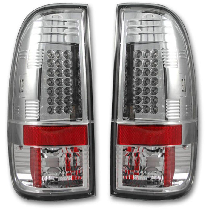 RECON 264176CL CHROME LED TAIL LIGHTS - sunny-diesel-performance