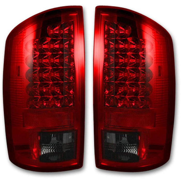 RECON 264179RD RED LED TAIL LIGHTS - sunny-diesel-performance