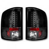 RECON 264189BK SMOKED LED TAIL LIGHTS - sunny-diesel-performance