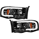 RECON 264191BKC SMOKED PROJECTOR HEADLIGHTS WITH OLED U-BAR - sunny-diesel-performance