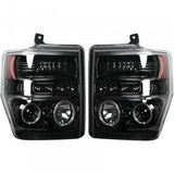 RECON 264196BKCC SMOKED PROJECTOR HEADLIGHTS WITH CCFL HALOS - sunny-diesel-performance