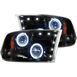 RECON 264270BKCC SMOKED PROJECTOR HEADLIGHTS WITH CCFL HALOS - sunny-diesel-performance