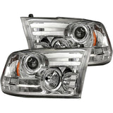 RECON 264276CLC CLEAR PROJECTOR HEADLIGHTS WITH OLED DRL - sunny-diesel-performance