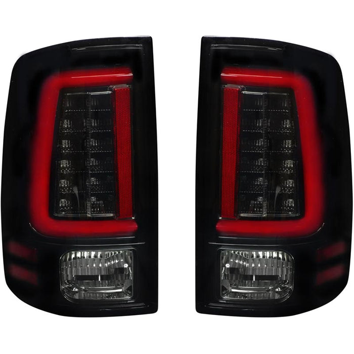 RECON 264336BK SMOKED OLED TAIL LIGHTS - sunny-diesel-performance