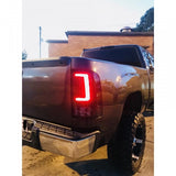 RECON 264389RBK DARK RED SMOKED OLED TAIL LIGHTS - sunny-diesel-performance