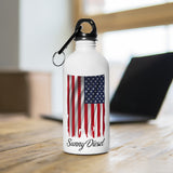 American Flag Water Bottle