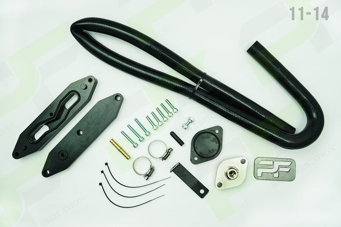 2011-2014 6.7L | COOLER UPGRADE KIT FACTORY PYRO W/PASS-THROUGH PLATE