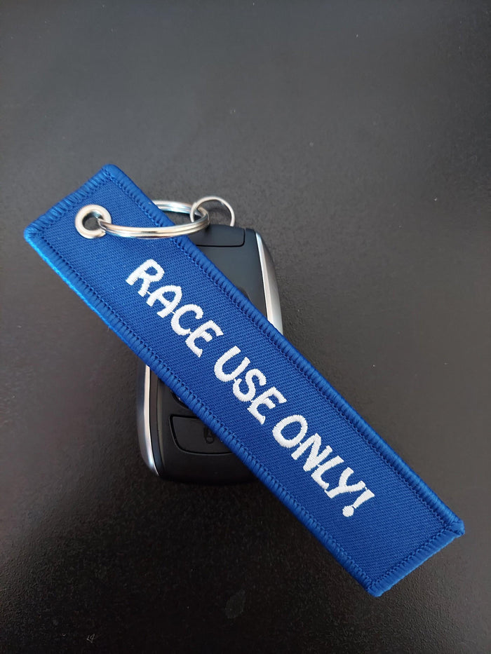 RACE USE ONLY KEYCHAIN