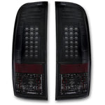 RECON 264172BK SMOKED LED TAIL LIGHTS - sunny-diesel-performance