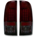 RECON 264172RBK DARK RED SMOKED LED TAIL LIGHTS - sunny-diesel-performance