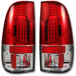 RECON 264172CL CHROME LED TAIL LIGHTS - sunny-diesel-performance