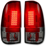RECON 264172RD RED LED TAIL LIGHTS - sunny-diesel-performance