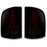 RECON 264175RBK DARK RED SMOKED OLED TAIL LIGHTS - sunny-diesel-performance