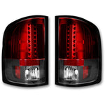 RECON 264175RD RED LED TAIL LIGHTS - sunny-diesel-performance