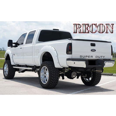 RECON 264176BK SMOKED LED TAIL LIGHTS - sunny-diesel-performance