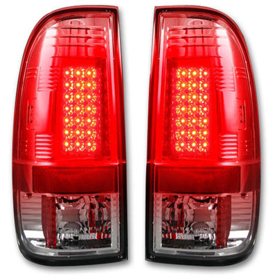 RECON 264176CL CHROME LED TAIL LIGHTS - sunny-diesel-performance