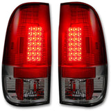 RECON 264176RD RED LED TAIL LIGHTS - sunny-diesel-performance