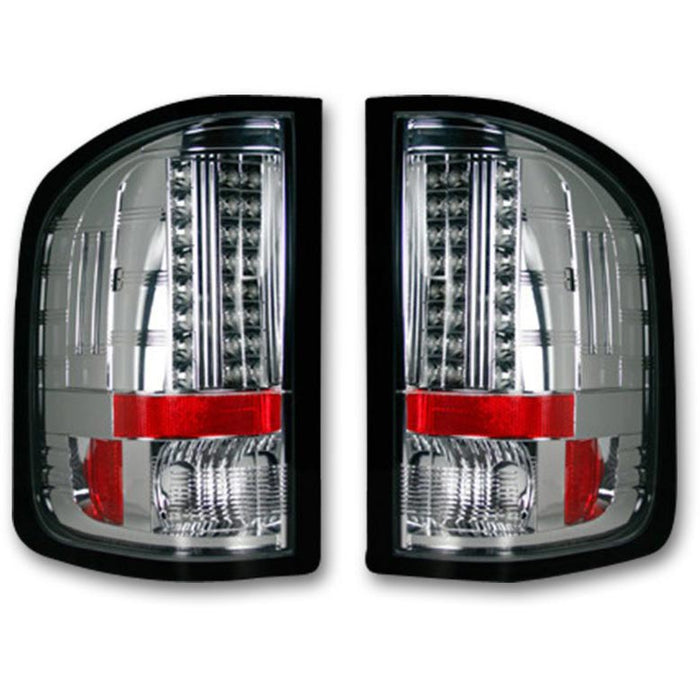 RECON 264189CL CHROME LED TAIL LIGHTS - sunny-diesel-performance