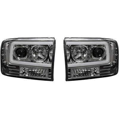 RECON 264192CLC CLEAR PROJECTOR HEADLIGHTS WITH OLED U-BAR - sunny-diesel-performance