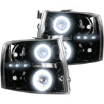 RECON 264195BKCC SMOKED PROJECTOR HEADLIGHTS WITH CCFL HALOS - sunny-diesel-performance