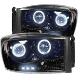 RECON 264199BKCC SMOKED PROJECTOR HEADLIGHTS WITH CCFL HALOS - sunny-diesel-performance