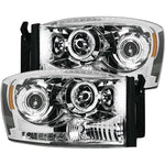 RECON 264199CLCC CLEAR PROJECTOR HEADLIGHTS WITH CCFL HALOS - sunny-diesel-performance