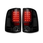 RECON 264236BK SMOKED LED TAIL LIGHTS - sunny-diesel-performance