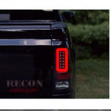 RECON 264239BK SMOKED OLED TAIL LIGHTS - sunny-diesel-performance