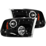RECON 264270BKCC SMOKED PROJECTOR HEADLIGHTS WITH CCFL HALOS - sunny-diesel-performance