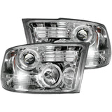 RECON 264270CLCC CLEAR PROJECTOR HEADLIGHTS WITH CCFL HALOS - sunny-diesel-performance