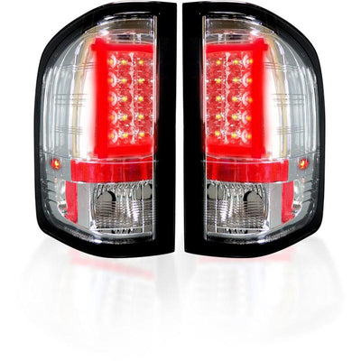 RECON 264291CL CHROME OLED TAIL LIGHTS - sunny-diesel-performance