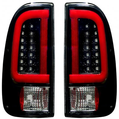RECON 264292BK SMOKED OLED TAIL LIGHTS - sunny-diesel-performance