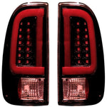 RECON 264292RBK DARK RED SMOKED OLED TAIL LIGHTS - sunny-diesel-performance