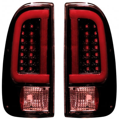 RECON 264292RBK DARK RED SMOKED OLED TAIL LIGHTS - sunny-diesel-performance