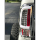 RECON 264293CL CHROME OLED TAIL LIGHTS - sunny-diesel-performance