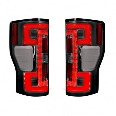 RECON 264299LEDCL DUAL U-BAR CLEAR LENS OLED TAIL LIGHTS - sunny-diesel-performance