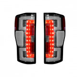 RECON 264299LEDCL DUAL U-BAR CLEAR LENS OLED TAIL LIGHTS - sunny-diesel-performance