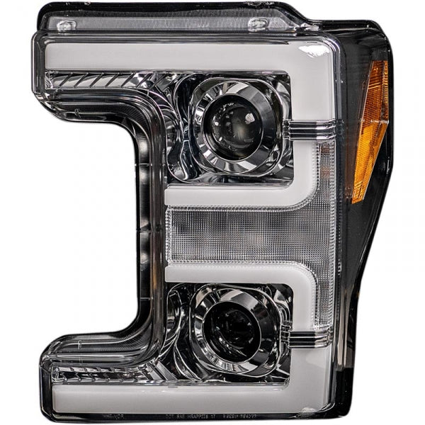 RECON 264372CLC CHROME HEADLIGHTS WITH SCANNING SIGNALS & OLED DRL - sunny-diesel-performance