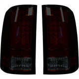 RECON 264389RBK DARK RED SMOKED OLED TAIL LIGHTS - sunny-diesel-performance