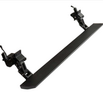 RBP BLACK STEALTH POWER RUNNING BOARDS WITH EXTENDED DROP