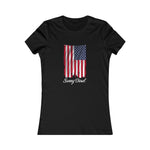 Womens American Flag T-Shirt - sunny-diesel-performance