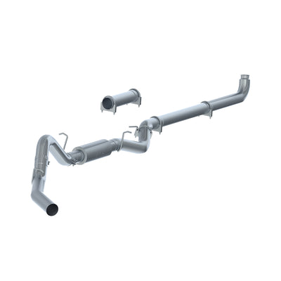 07-10 DURAMAX 4" Down Pipe Back EXHAUST W/MUFFLER - sunny-diesel-performance