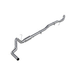 11-15 DURAMAX 4" Down Pipe Back EXHAUST W/MUFFLER - sunny-diesel-performance