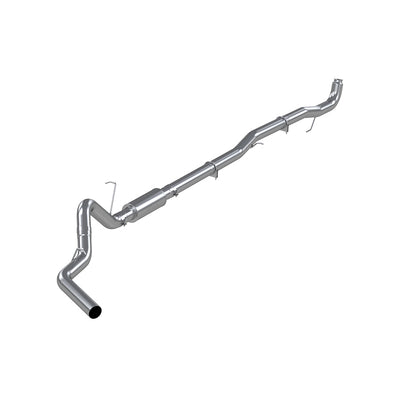 11-15 DURAMAX 4" Down Pipe Back EXHAUST W/MUFFLER - sunny-diesel-performance