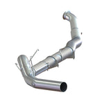 13-18 CUMMINS 4” Turbo Back EXHAUST WITHOUT MUFFLER STAINLESS STEEL - sunny-diesel-performance