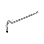 P1 Race Parts 5″ SLM Series Downpipe-back Race Exhaust System Without Muffler 2011-2019 Powerstroke - sunny-diesel-performance