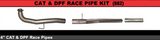 4" CAT & DPF RACE PIPE STAINLESS STEEL