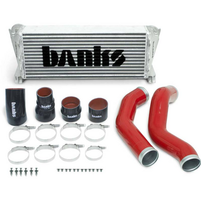 2013-2018 RAM 6.7L CUMMINS BANKS POWER RED TECHNI-COOLER INTERCOOLER SYSTEM